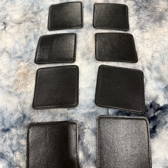 Set of 8 Coasters natural cowhide coasters multipurpose for your farmhouse - Picture 3 of 3